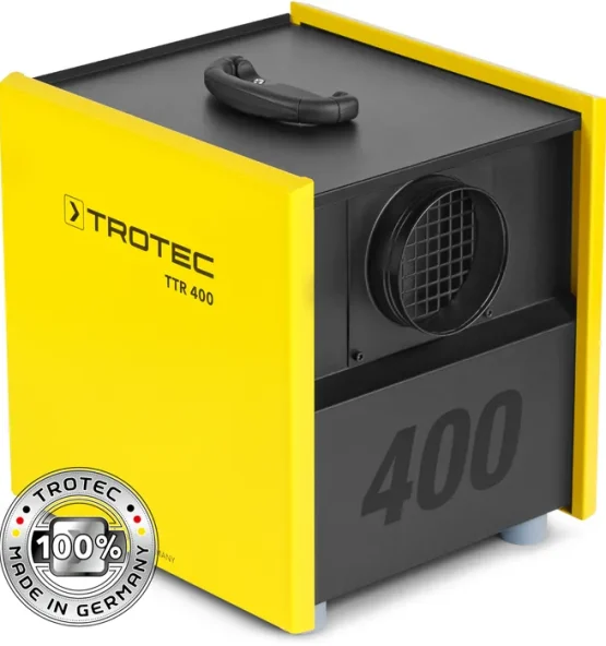 Trotec TTR 400 industrial desiccant dehumidifier for low-temperature humidity control.