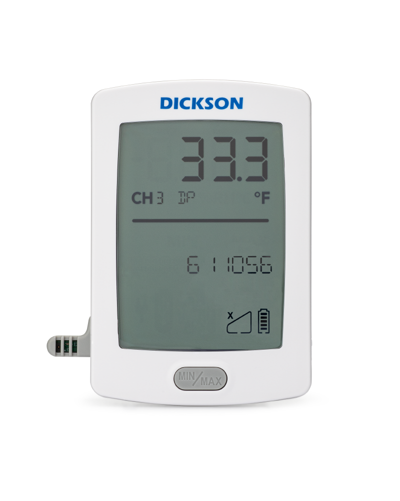 Fresh Tag 1 single-use USB temperature data logger with 90-day recording capacity.